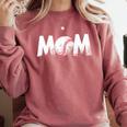 Baseball Mom Mother's Day Mama Sport Comfort Colors Sweatshirt Orchid