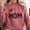 Baseball Mom Number One 1 Mother Baseball Lover Mother's Day Comfort Colors Sweatshirt Orchid Baseball Mom Number One 1 Mother Baseball Lover Mother's Day Comfort Colors Sweatshirt Orchid