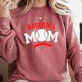 Baseball Mom Baseball Player For Mother's Day Comfort Colors Sweatshirt Orchid Baseball Mom Baseball Player For Mother's Day Comfort Colors Sweatshirt Orchid