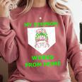 Baseball Mom Quote My Stepson Works From Home Comfort Colors Sweatshirt Orchid Baseball Mom Quote My Stepson Works From Home Comfort Colors Sweatshirt Orchid