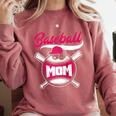Baseball Mom Raglan Baseball Tee Comfort Colors Sweatshirt Orchid