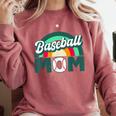 Baseball Mom Rainbow Game Day Comfort Colors Sweatshirt Orchid Baseball Mom Rainbow Game Day Comfort Colors Sweatshirt Orchid