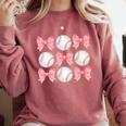 Baseball Mom Sister Tween Teen Girl Girly Pink Bow Preppy Premium Comfort Colors Sweatshirt Orchid Baseball Mom Sister Tween Teen Girl Girly Pink Bow Preppy Premium Comfort Colors Sweatshirt Orchid