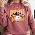 Baseball Mom Sports Orange Comfort Colors Sweatshirt Orchid Baseball Mom Sports Orange Comfort Colors Sweatshirt Orchid