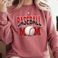 Baseball Mom Sports Red Comfort Colors Sweatshirt Orchid Baseball Mom Sports Red Comfort Colors Sweatshirt Orchid