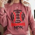 Baseball Mom T Ball Game Mother's Day 2023 Comfort Colors Sweatshirt Orchid Baseball Mom T Ball Game Mother's Day 2023 Comfort Colors Sweatshirt Orchid