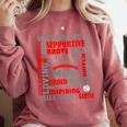 Baseball Mom Traits For Great Mothers Grey And Red Comfort Colors Sweatshirt Orchid Baseball Mom Traits For Great Mothers Grey And Red Comfort Colors Sweatshirt Orchid