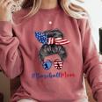 Baseball Mom USA American Flag 4th Of July Comfort Colors Sweatshirt Orchid Baseball Mom USA American Flag 4th Of July Comfort Colors Sweatshirt Orchid