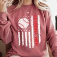 Baseball MOM USA American Flag Patriotic Mama Mother's Day For Women Kids Men Comfort Colors Sweatshirt Orchid Baseball MOM USA American Flag Patriotic Mama Mother's Day For Women Kids Men Comfort Colors Sweatshirt Orchid