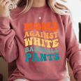 Baseball Moms Against Baseball Pants Groovy Softball Comfort Colors Sweatshirt Orchid Baseball Moms Against Baseball Pants Groovy Softball Comfort Colors Sweatshirt Orchid