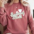 Baseball Mom's Favorite Game Day Comfort Colors Sweatshirt Orchid Baseball Mom's Favorite Game Day Comfort Colors Sweatshirt Orchid