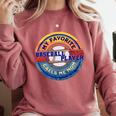 Baseball Moms My Favorite Baseball Player Call Me Moms Premium Comfort Colors Sweatshirt Orchid