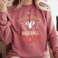 Baseball Moms Game Practice Sports School Kids Comfort Colors Sweatshirt Orchid Baseball Moms Game Practice Sports School Kids Comfort Colors Sweatshirt Orchid