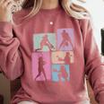 Baseball Player Collage Women Kids Coach Youth Girl Comfort Colors Sweatshirt Orchid Baseball Player Collage Women Kids Coach Youth Girl Comfort Colors Sweatshirt Orchid