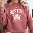 Baseball Shamrock Boston Massachusetts St Patrick’s Day Comfort Colors Sweatshirt Orchid Baseball Shamrock Boston Massachusetts St Patrick’s Day Comfort Colors Sweatshirt Orchid