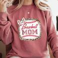 Baseball-Shirt Women Mama Mother Baseball Mom Premium Comfort Colors Sweatshirt Orchid