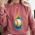Baseball Splash Team Player For Kids Men Women Comfort Colors Sweatshirt Orchid Baseball Splash Team Player For Kids Men Women Comfort Colors Sweatshirt Orchid
