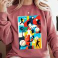 Baseball Strikeout Fastball Strikes Hitter Inning Curveball Comfort Colors Sweatshirt Orchid Baseball Strikeout Fastball Strikes Hitter Inning Curveball Comfort Colors Sweatshirt Orchid