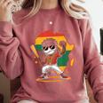 Baseball History Month For Boys Comfort Colors Sweatshirt Orchid