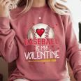 Baseball Is My Valentine Valentines Day Men Boys Kids Teen Comfort Colors Sweatshirt Orchid Baseball Is My Valentine Valentines Day Men Boys Kids Teen Comfort Colors Sweatshirt Orchid