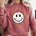 Baseball Vibes Baseball Mom Comfort Colors Sweatshirt Orchid