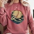 Baseball Waves Ocean Sports Baseball Fans Comfort Colors Sweatshirt Orchid Baseball Waves Ocean Sports Baseball Fans Comfort Colors Sweatshirt Orchid