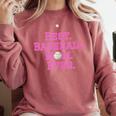 Best Baseball Mom Ever Pink Comfort Colors Sweatshirt Orchid Best Baseball Mom Ever Pink Comfort Colors Sweatshirt Orchid