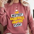 Best Baseball Umpire Job Occupation Premium Tri-Blend Comfort Colors Sweatshirt Orchid