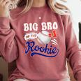 Big Bro Rookie Of Year 1st Birthday Baseball Theme Matching Comfort Colors Sweatshirt Orchid Big Bro Rookie Of Year 1st Birthday Baseball Theme Matching Comfort Colors Sweatshirt Orchid