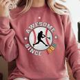 Birthday Baseball Lover 40 Years Old Awesome Since 1986 Premium Tri-Blend Comfort Colors Sweatshirt Orchid Birthday Baseball Lover 40 Years Old Awesome Since 1986 Premium Tri-Blend Comfort Colors Sweatshirt Orchid
