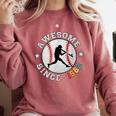 Birthday Baseball Lover 64 Years Old Awesome Since 1962 Comfort Colors Sweatshirt Orchid Birthday Baseball Lover 64 Years Old Awesome Since 1962 Comfort Colors Sweatshirt Orchid