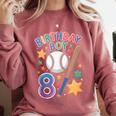 Birthday Boy 8th Birthday Baseball Comfort Colors Sweatshirt Orchid Birthday Boy 8th Birthday Baseball Comfort Colors Sweatshirt Orchid