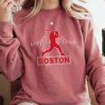 Boston Lovers Skyline Retro Baseball Heartbeat Men Women Comfort Colors Sweatshirt Orchid Boston Lovers Skyline Retro Baseball Heartbeat Men Women Comfort Colors Sweatshirt Orchid