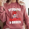 Boys Baseball Valentines Shirt Sterling Hearts Baseball Comfort Colors Sweatshirt Orchid Boys Baseball Valentines Shirt Sterling Hearts Baseball Comfort Colors Sweatshirt Orchid