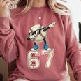 Boys Kids 67 Six Seven Sunglasses Dabbing Baseball Lover Comfort Colors Sweatshirt Orchid Boys Kids 67 Six Seven Sunglasses Dabbing Baseball Lover Comfort Colors Sweatshirt Orchid