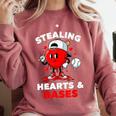 Boys Valentines Baseball Drip Icecream Stealing Hearts Kids Comfort Colors Sweatshirt Orchid Boys Valentines Baseball Drip Icecream Stealing Hearts Kids Comfort Colors Sweatshirt Orchid