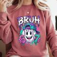 Bruh 67 Baseball Drip Boys Kids Six Seven Meme 6-7 Dripping Comfort Colors Sweatshirt Orchid Bruh 67 Baseball Drip Boys Kids Six Seven Meme 6-7 Dripping Comfort Colors Sweatshirt Orchid