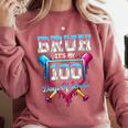 Bruh It's My 100 Days Of School Baseball Ice Cream Drip Boys Comfort Colors Sweatshirt Orchid Bruh It's My 100 Days Of School Baseball Ice Cream Drip Boys Comfort Colors Sweatshirt Orchid