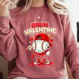Bruh Valentine Baseball Drip Icecream Apparel Men Youth Boys Comfort Colors Sweatshirt Orchid Bruh Valentine Baseball Drip Icecream Apparel Men Youth Boys Comfort Colors Sweatshirt Orchid