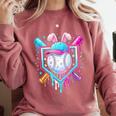 Bunny Baseball Hat With Ice Cream Easter Day Boys Kids Girls Comfort Colors Sweatshirt Orchid Bunny Baseball Hat With Ice Cream Easter Day Boys Kids Girls Comfort Colors Sweatshirt Orchid