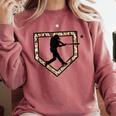 Camo Home Plate Camouflage Baseball Batter Youth Boys Comfort Colors Sweatshirt Orchid Camo Home Plate Camouflage Baseball Batter Youth Boys Comfort Colors Sweatshirt Orchid