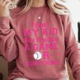 I Can't My Kid Has Practice A Game Or Something Baseball Mom Comfort Colors Sweatshirt Orchid I Can't My Kid Has Practice A Game Or Something Baseball Mom Comfort Colors Sweatshirt Orchid