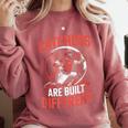 Catchers Are Built Different Baseball Catcher Comfort Colors Sweatshirt Orchid