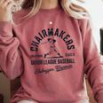 Chairmakers Sheboygan Minor League Baseball Comfort Colors Sweatshirt Orchid