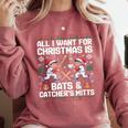 Christmas Baseball Bats Catcher Mitts Holiday Tee Comfort Colors Sweatshirt Orchid Christmas Baseball Bats Catcher Mitts Holiday Tee Comfort Colors Sweatshirt Orchid