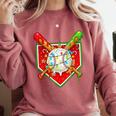 Christmas Baseball Ice Cream Drip Men Women Kids Comfort Colors Sweatshirt Orchid Christmas Baseball Ice Cream Drip Men Women Kids Comfort Colors Sweatshirt Orchid