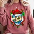 Christmas Baseball Ice Cream Drip Santa Baseball Player Kids Comfort Colors Sweatshirt Orchid Christmas Baseball Ice Cream Drip Santa Baseball Player Kids Comfort Colors Sweatshirt Orchid