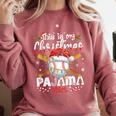 This Is My Christmas Pajama Shirt Baseball Xmas PJs Boys Men Comfort Colors Sweatshirt Orchid This Is My Christmas Pajama Shirt Baseball Xmas PJs Boys Men Comfort Colors Sweatshirt Orchid