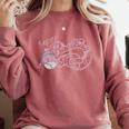 Cool Super Baseball Mom Cool Mother's Day Mama Woman Cute Comfort Colors Sweatshirt Orchid
