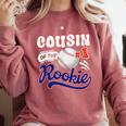 Cousin Rookie Of Year 1st Birthday Baseball Theme Matching Comfort Colors Sweatshirt Orchid Cousin Rookie Of Year 1st Birthday Baseball Theme Matching Comfort Colors Sweatshirt Orchid